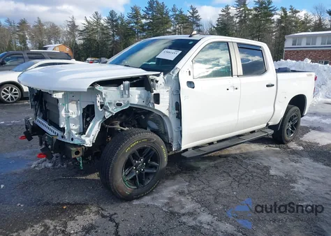 2021 Chevrolet Silverado 1500 4Wd Short Bed Lt Trail Boss из США, поврежденный, VIN 1GCPYFED7MZ346800
